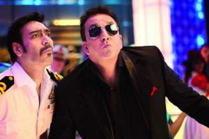Ajay Devgn-Sanjay Dutt shake a leg